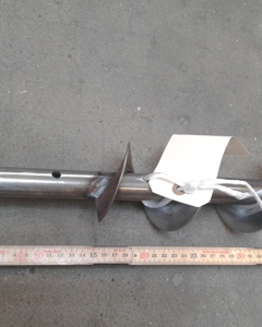 Tube auger 102mm reinforced for hopper T160 pulling M&M